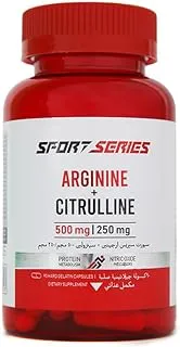 Sport Series | Arginine+Citrulline Capsules | 90 Capsules | 30 Servings | AMINO ACID | Pre-workout | Energy Focus