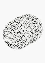 Matalan Dalmatian Placemats 4-Pieces, 30 cm Size, Black/White