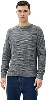 KOTON mens Textured Ribbed Crew Neck Sweater (pack of 1)