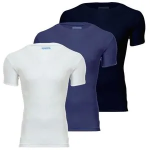 Cottonil Bundle Of (3) Round Neck Breathable Cotton Undershirts