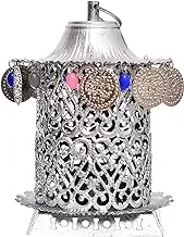 Elnada Wire lantern Uniqe Design For Decorative Home, Patio Decor and Ramadan Celebrations - Gold