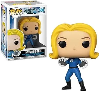 Funko POP Pop! Marvel: Fantastic Four - Invisible Girl, Multicolor, Standard