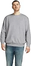 Jack & Jones Men's Plus Crew Neck Basic Comfort (pack of 1)