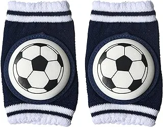 Mix&Max Interlock Baby Crawling Knee Protector Shape Ball For Boys-White&Navy