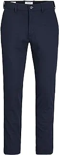 Jack & Jones Plus Men's Marco Cooper Chino Trousers, 44W - Navy Blazer