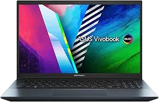 ASUS Vivobook Pro 15 OLED، وحدة المعالجة المركزية: R5-5600H، بطاقة رسومات رام 8 جيجابايت: RTX™ 3050، VRAM: 4 جيجابايت GDDR6، الشاشة: 15.6 بوصة FHD OLED 16:9 60 هرتز، 512 جيجابايت SSD، Windows 11 (D3500QC-OLED005W)