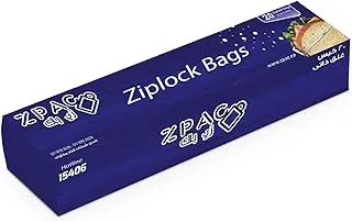 Zpac Ziplock Bag, 27 cm x 35 cm Size, Clear