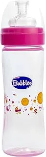 Bubbles Classic feeding bottle without hand 270ml Rose