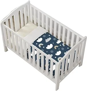 Mamas Gift Blue Clouds Bed Cover, Blue