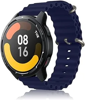 حزام Niboow 22 مم لساعة Xiaomi 2 Pro/Watch S1/Watch S1 Active/Mi Watch، أساور حزام بديلة من السيليكون لساعة Huawei Watch GT 4 46 مم/Watch 4/Watch 4 Pro/Watch 3 Pro/GT 3 Pro 46 مم/GT عداء -