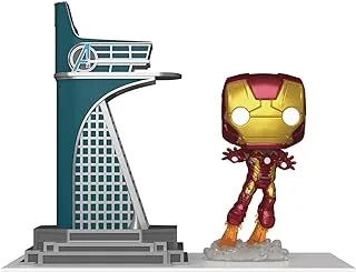 Funko Pop! Town: Avengers: Age of Ultron - Avengers Tower with Iron Man (Glow-in-The-Dark) PX Vinyl Figure