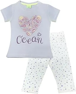 Komkom Baby Girl’s 2-Piece Cotton Set 18 Months