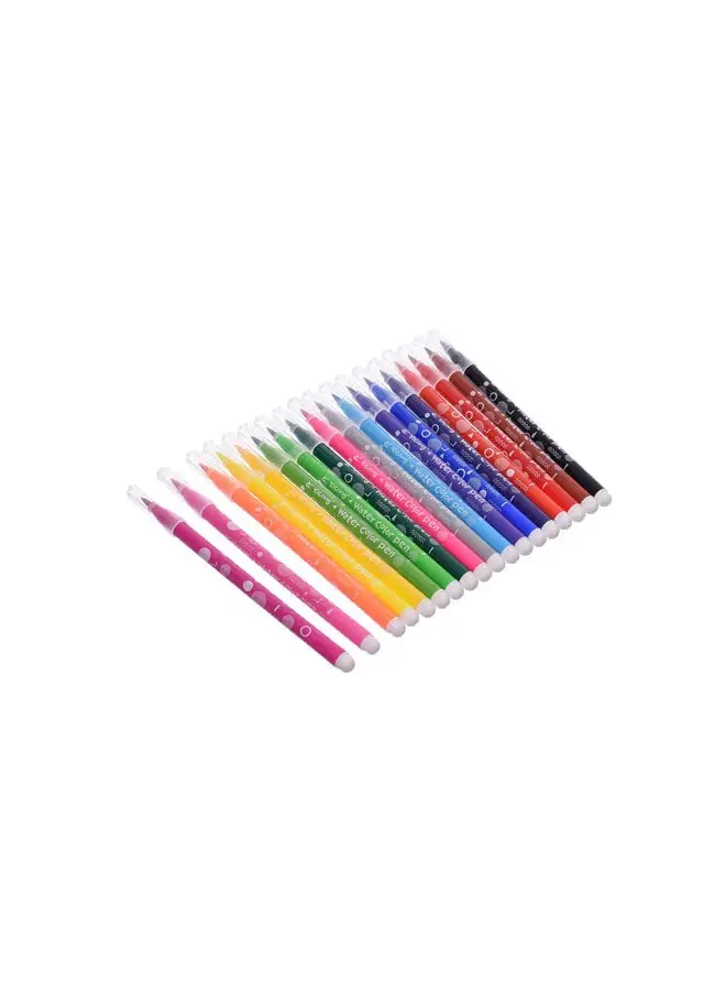 El Maayergy Elmaayergy Y-41/YL201816-18 Set Of 18 Pieces Of Water Colour Marker With Durable Material, Suitable For School And Home