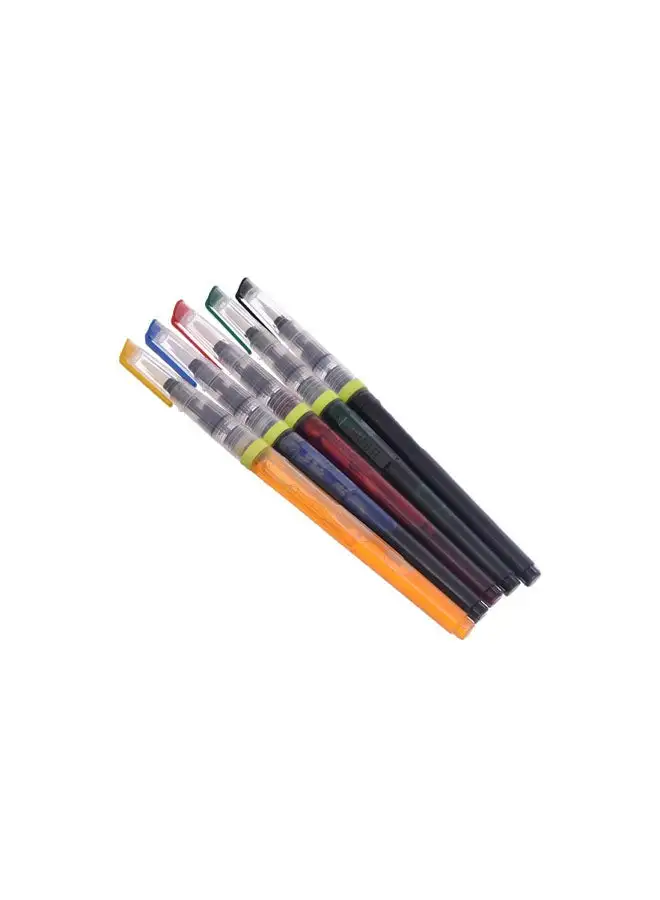 El Maayergy Elmaayergy L-50 MS-010 Set Of 5 Pieces Of Refillable Colour Pen Paint Brush With Durable Material, Suitable For School And Home