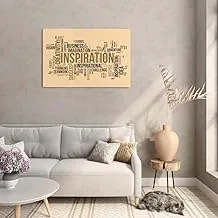 Word cloud background concept for Inspiration Printed canvas wall art 60x40