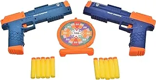 Elnada High Quality 2 Foam Pistols For Kids, Gift, fun and entertainment - Multi Color