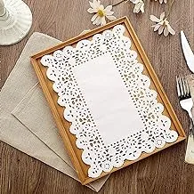 Wedding Party Paper (200 Sheets) Thick Paper Doily Paper Towels Square Cupcake Dessert Fried Food Greaseproof Wrapping Paper for Cake Food White Table Paper Towels PRIME SHOP (Assorted Colors)