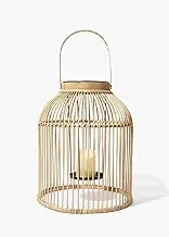 Matalan Bell Jar Lantern, Large, 35.5 cm x 35 cm x 43.5 cm Size, Brown