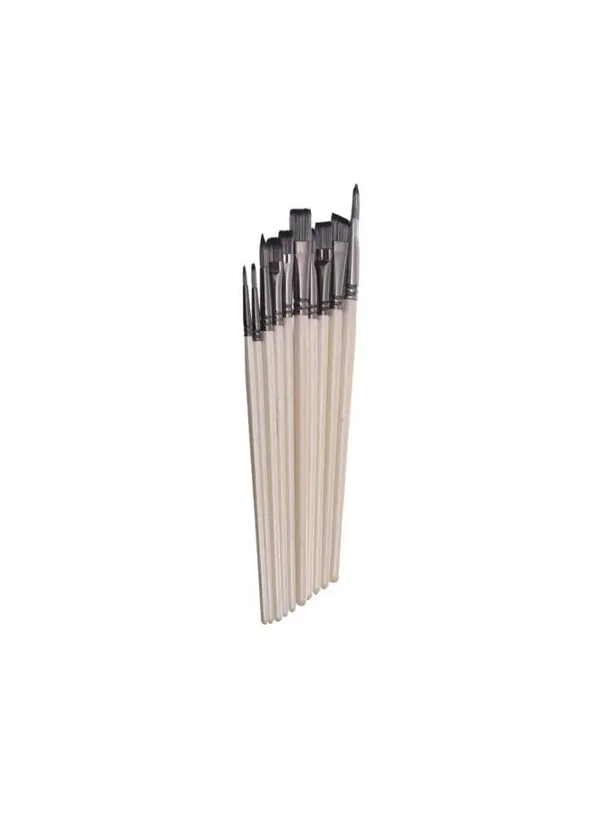 YALONG Yalong BJ-5 Set Of 10 Pieces Of Artist Paint Brush With Durable Material, Suitable For School And Home