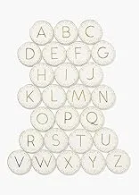 Matalan Alphabet S Coaster, 9.5 cm Diameter