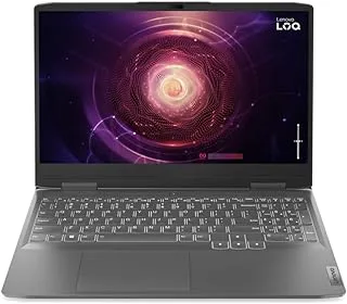 Lenovo LOQ 15IRH8 Gaming Laptop- 12th Intel Core i5-12450H 8Cores, AI Chip: LA1, 4GB GDDR6 NVIDIA GeForce RTX2050 Graphics, 16GB DDR5 RAM, 512GB SSD, 15.6