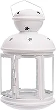 Elnada Large lantern Uniqe Design For Decorative Home, Patio Decor and Ramadan Celebrations - White