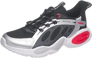 Anta RUNNING SHOES, BOYS, BLACK/SILVER, 37 EU