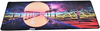 Rubber Large Rectangle Waterproof Gaming Mouse Pad Containing Non Slip Base With Colorful Print Design And Comfortable play for Computer 90x40cm - Multicolor