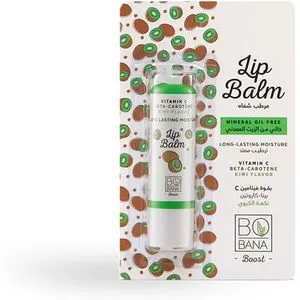 Bobana Lip Balm Long Lasting Moisture With Vitamin C - Kiwi Flavor.