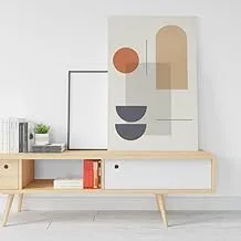 Balancing Shapes Geometric Printed canvas wall art 60x40