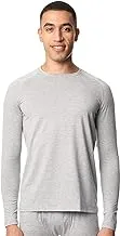 Red Cotton Mens Men Thermal Long Sleeves Round-Neck Base Layer Top (pack of 1)