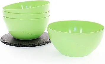 Mojito 4 Pcs. Bowls Set 13 cm, Green