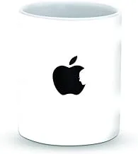 Stylizedd Mug - Premium 11oz Ceramic Designer Mug - Steve's Apple - White