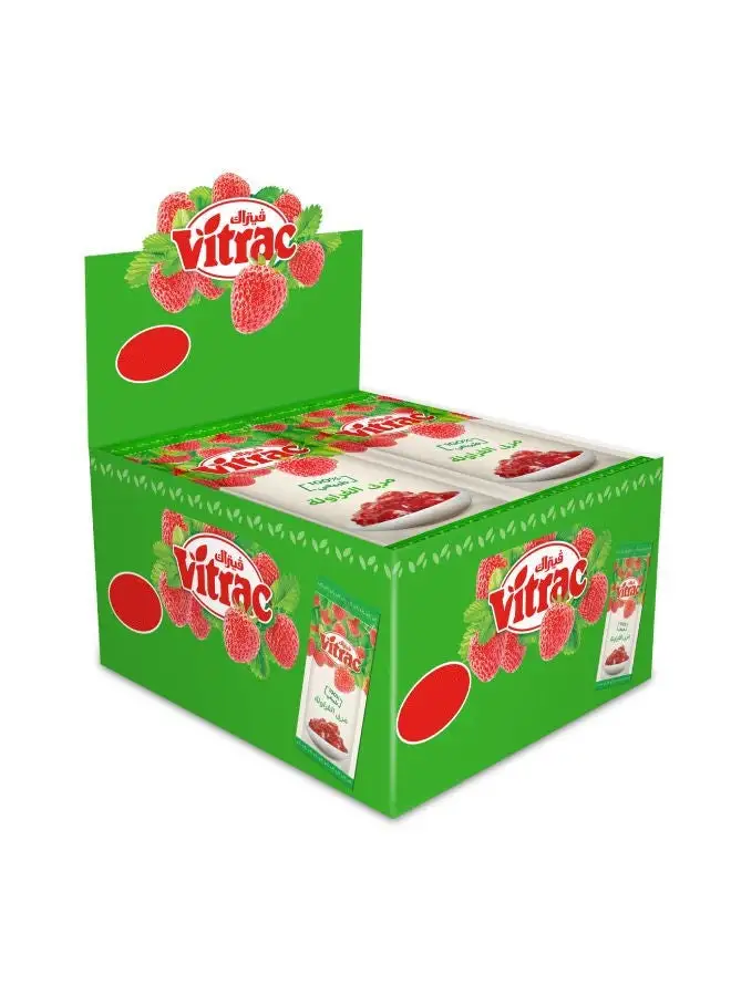 Vitrac Vitrac Strawberry Jam Sachets- 12 sachets - Strawberry 100grams