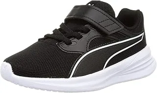 PUMA Boys/Unisex Transport AC+ PS Puma Black-Puma White Sportstyle Kids Sneakers