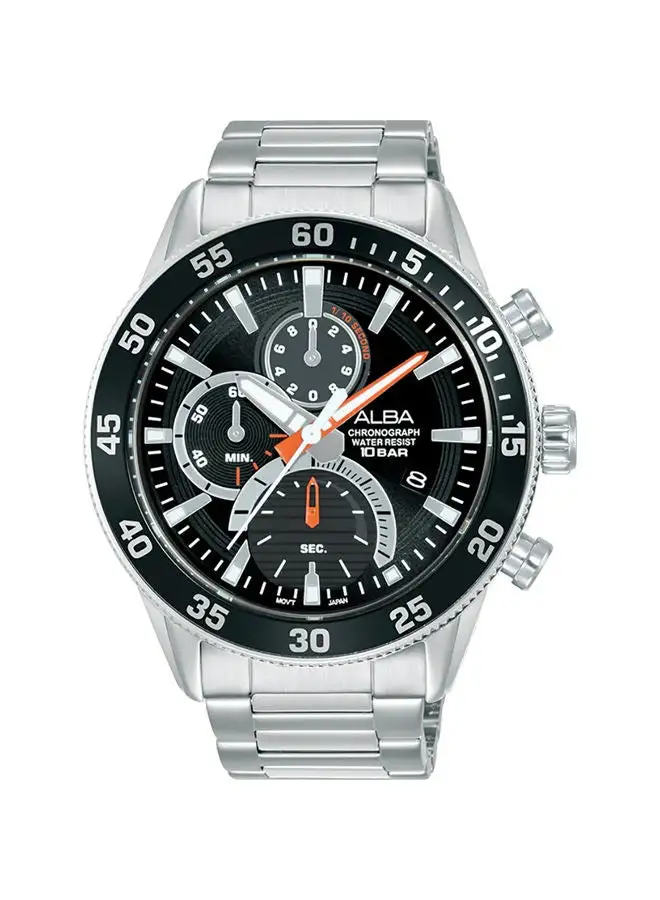 Alba Stainless Steel Chronograph Watch AM3895X