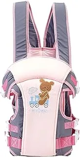 Mix&Max Baby Carrier Embroidered Bear For Unisex-Multicolor