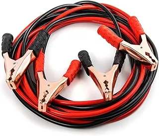 Generic Car Heavy Duty Auto Jumper Cable Battery Booster Wire Clamp with Alligator Wire (7ft, 500 AMP), RedBlack