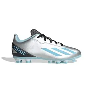 ADIDAS LYR26 Football/Soccer X Crazyfast Messi.4 Flexible Ground Boots- Silver