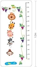 Monkey Giraffe Underwater height measure Wall stickers decal kids vinyl Wallpaper mural baby girl boy room Growth height measurement Wall paper