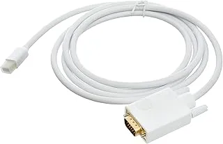 Point Cable Mini DP Male VGA With High Quality For Multi Devices 1.8M - White