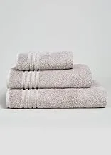 Matalan Cotton Egyptian Hand Towels, 50 cm x 80 cm Size, Grey