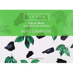 Avuva Mint & Charcoal Cold Wax Hair Removal – 228gm