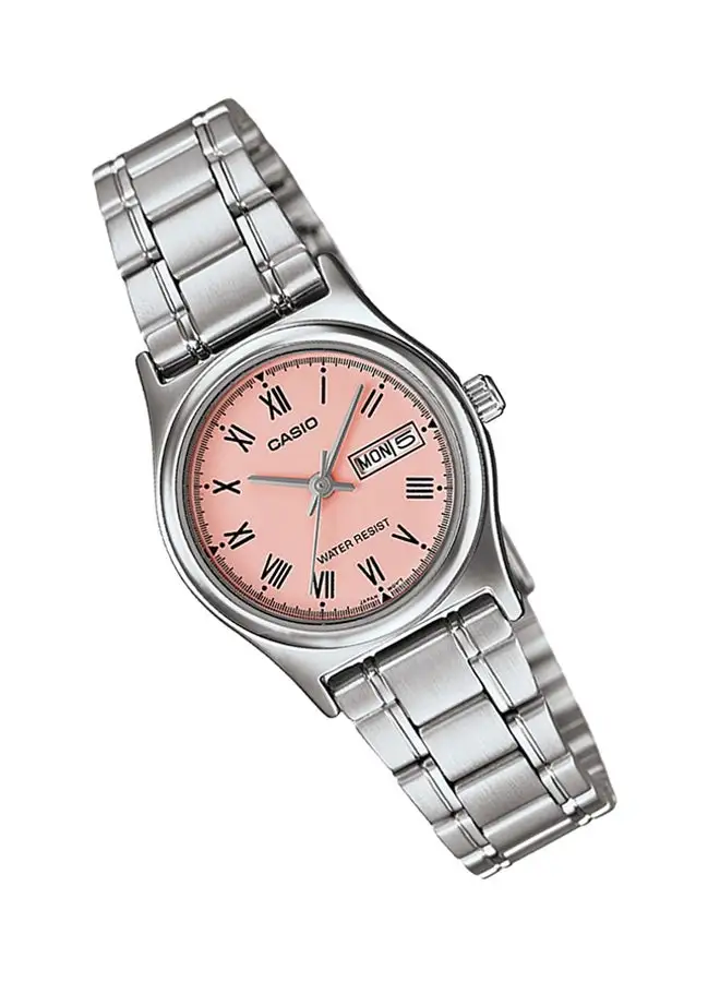 CASIO women Stainless Steel Analog Watch LTP-V006D-4BUDF