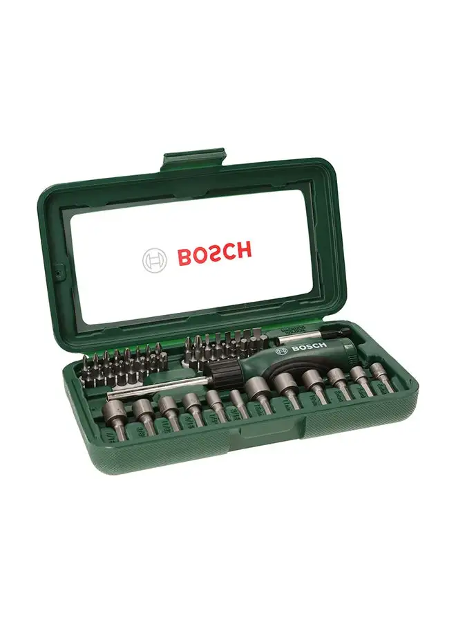 BOSCH Bosch Screwdriver Bit Set 46 pieces, 32 durable screwdriver bits for all standard screw types and sizes. | Model: 2607019504