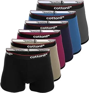 Cottonil Men Set of 6 Everyday Boxer Shorts (pack of 6)