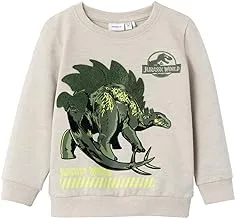 name it Boy's Juvan Jurassic Long-Sleeves Sweatshirt