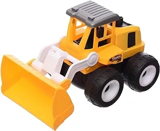 Generic Plastic Large Engineering Vehicle To Add More Fun With Amazing Design And Large Car Wheel For Boys - Multi Color