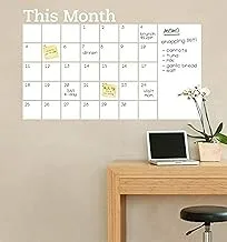 This Month White board stickers engraved wall stickers[zZ]