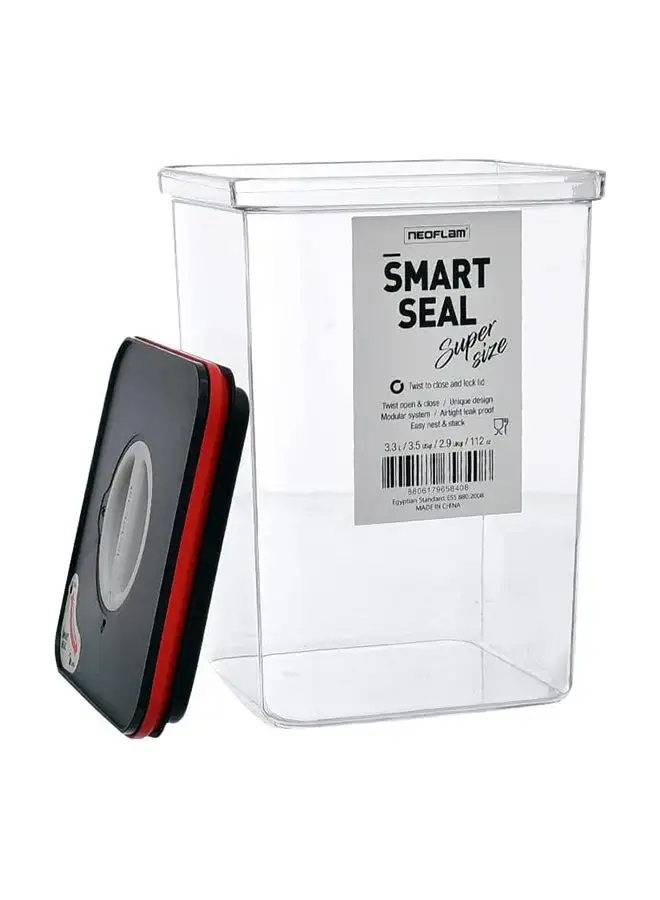 Neoflam Smart Seal Storage Box Clear 3.3Liters